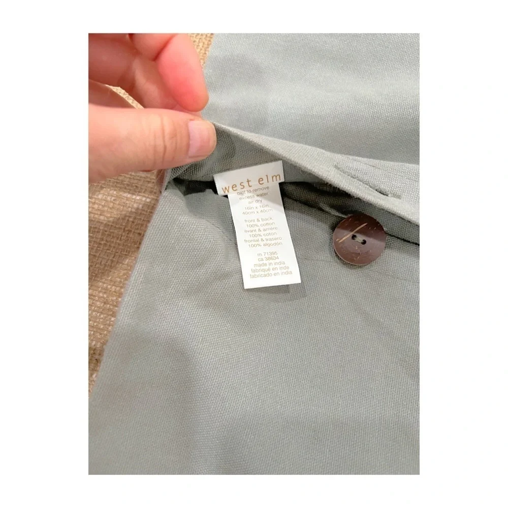 🌿 🌟🌸West Elm sequined gray pillow sham 🌸🌟